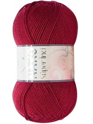 Süper İnci El Örgü İpi 100 gr Vişne Çürüğü 3630
