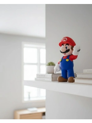 ® Süper Mario Figür Biblo Dekoratif Oyun Temalı Masa Süsü