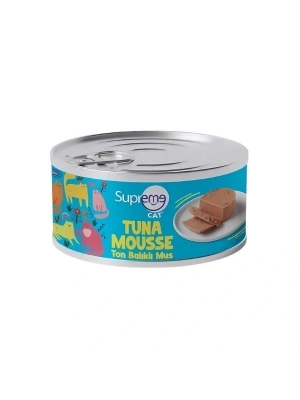 Supreme Cat Püre Ton Balıklı Yetişkin Konserve Kedi Maması 85 Gr Tekli
