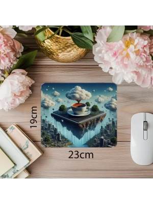 Surreal Yazılımcı Cenneti Mouse Pad Tasarımı - 19x23 cm 2 mm Dikdörtgen İthal Baskılı Mouse Pad