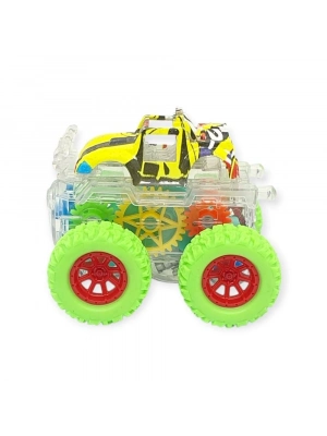 Sürtmeli Işıklı Off-Road Aracı  - 7310 - Yeşil