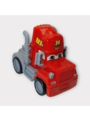 Sürtmeli Oyuncak Tır - Kırmızı