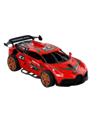 Sürtmeli Sesli Işıklı Spor Arabalar 18 cm - Kırmızı