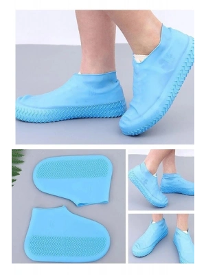 Suya Dayanıklı Silikon Ayakkabı Yağmurluğu - Ayakkabı Kılıfı Erkek