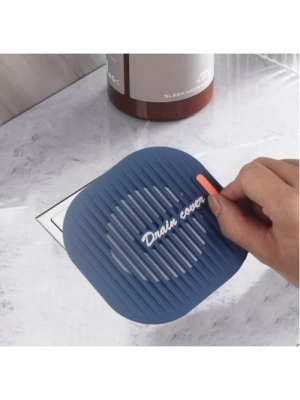 Süzgeçli Lavabo Gider Koruyucu Mat Gri