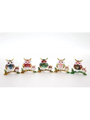 Swaroski 2li Baykuş Alk2029