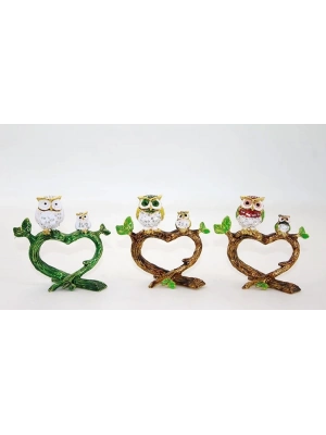 Swaroski 2li Baykuş Alk2037