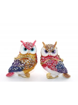 Swaroski Taşlı 2baykuş Seti Alk1930