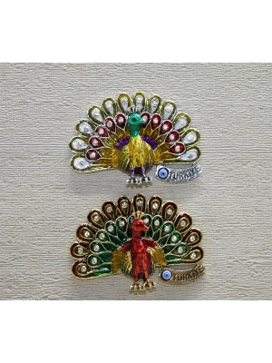 Swaroski Tavuskuşu Magnet Alk3852