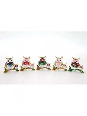 Swarovski 2li Baykuş Model 2