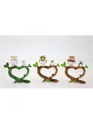 Swarovski 2li Baykuş Model 3