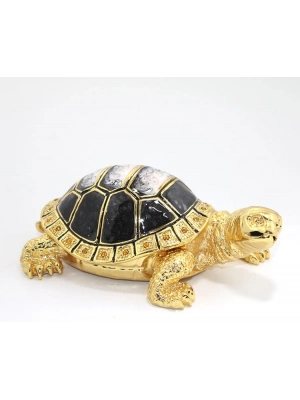 Swarovski Taşlı Kaplumbağa Figürü Model 2