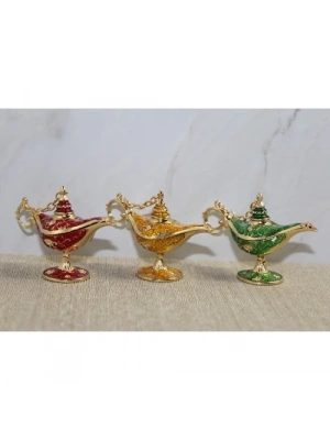 Swarovski Taşlı Minik Figür - Alaaddinin Lambası