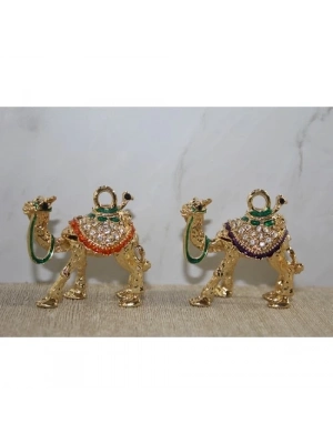 Swarovski Taşlı Minik Figür - Deve