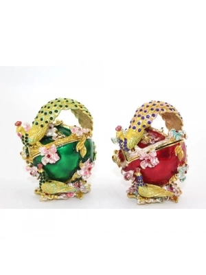 Swarovski Taşlı Tavuskuşu Kutu