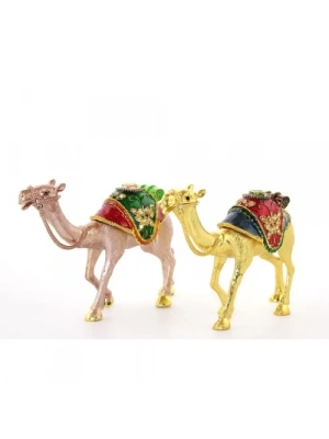 Swarovski Taşlı Tekli Deve Figürü Model 6
