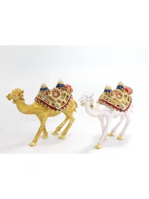 Swarovski Taşlı Tekli Deve Figürü Model 8