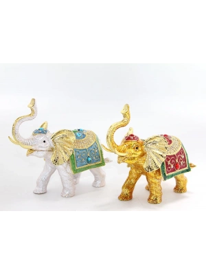 Swarovski Taşlı Tekli Fil Figürü Model 5