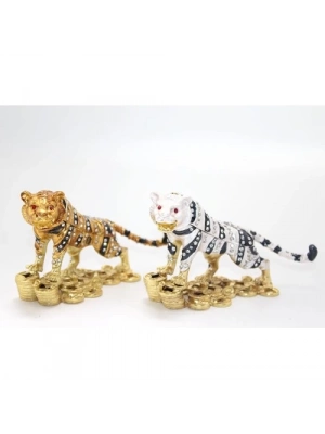 Swarovski Taşlı Tekli Leopar Model 2