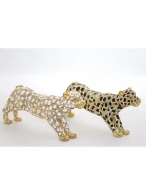 Swarovski Taşlı Tekli Leopar Model 4