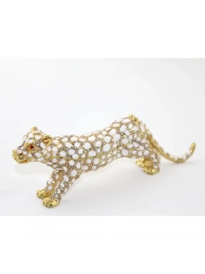 Swarovski Taşlı Tekli Leopar Model 5