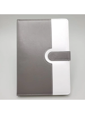 Tarihsiz Ajanda Defter Beyaz Gri Renk
