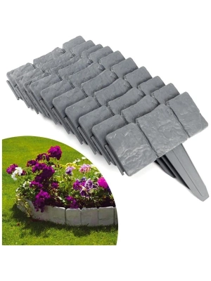 Taş Görünümlü Bahçe Çiti