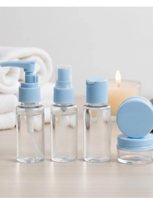 Taşınabilir 5 Parça Seyahat Kozmetik Seti 30 ml Sızdırmaz