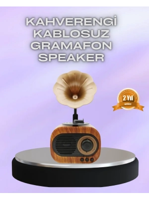 Taşınabilir Mini Retro Radyo Bluetooth Hoparlör USB SD AUX Destekli