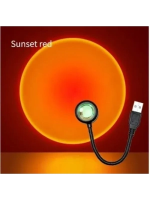 Taşınabilir USB Sunset Gün Batımı Ambiyans Işığı Lamba