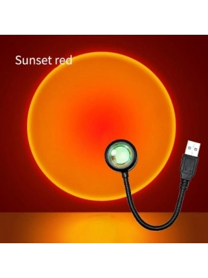 Taşınabilir USB Sunset Lamba: Ev ve Araba İçin Ambiyans Işığı