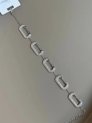 Taşlı Bileklik - Gümüş