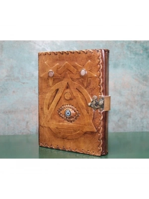 Taşlı Deri Defter Model 1
