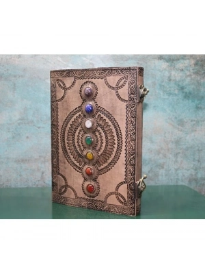 Taşlı Deri Defter Model 13