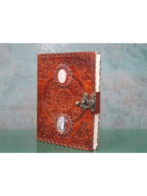 Taşlı Deri Defter Model 2