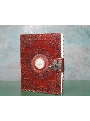 Taşlı Deri Defter Model 3