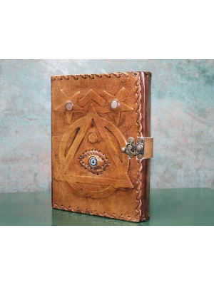 Taşlı Deri Defter Model 4