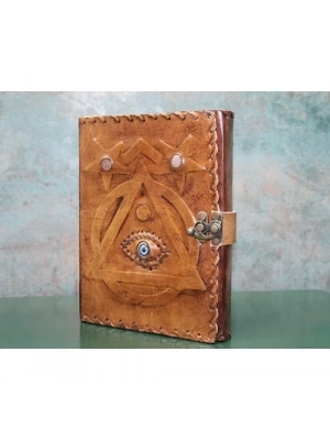 Taşlı Deri Defter Model 4