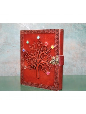 Taşlı Deri Defter Model 5