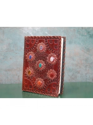 Taşlı Deri Defter Model 7