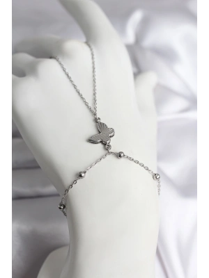 Taşlı El Aynası Anahtarlık Model 10