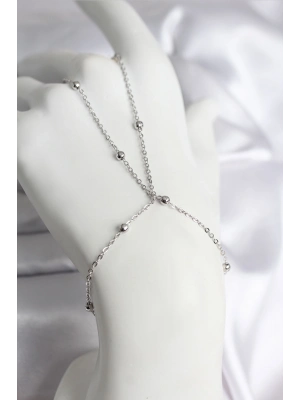 Taşlı El Aynası Anahtarlık Model 6