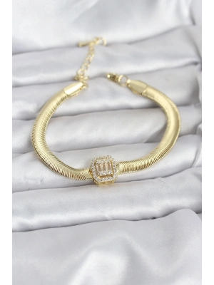 Taşlı El Aynası Yuvarlak İnce Model 3