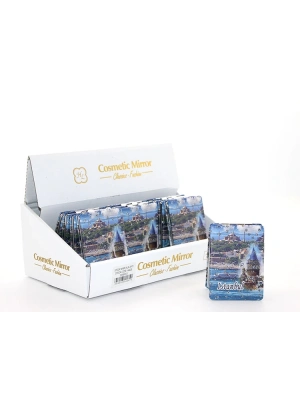 Taşlı İstanbul Tasarımı El Aynası İnce Model 10