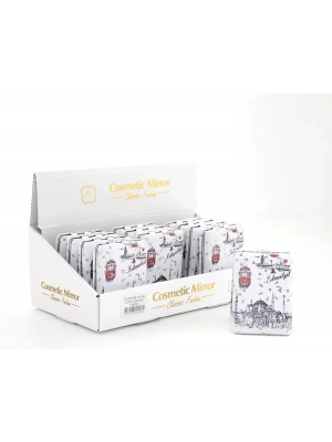 Taşlı İstanbul Tasarımı El Aynası Kalın Alk2484