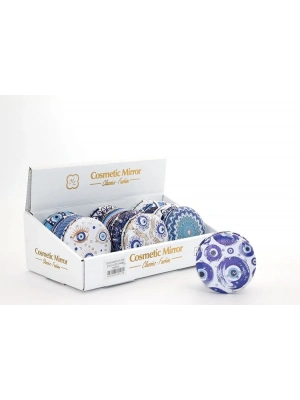 Taşlı İstanbul Tasarımı El Aynası Kalın Alk2498