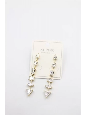 Taşlı Küpe - Altın