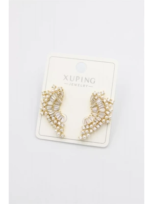 Taşlı Küpe - Altın