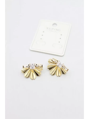 Taşlı Küpe - Altın