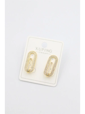 Taşlı Küpe - Altın